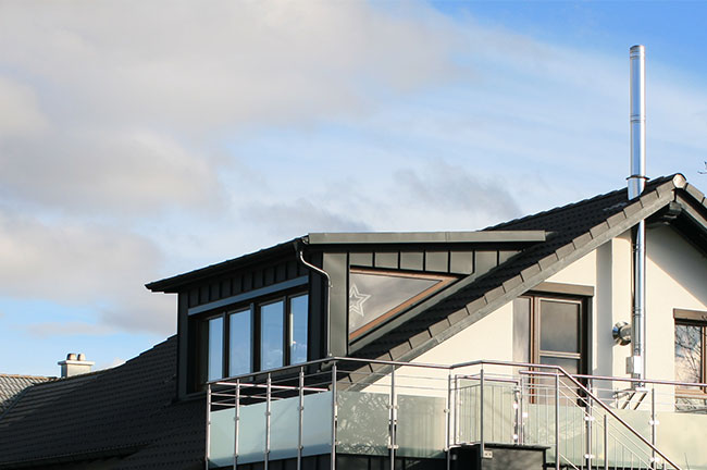 Dachgaube Dachkonstruktion Walz Holzbau Deckenpfronn